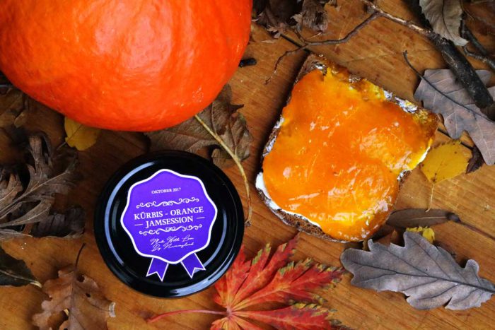 Kürbis-Orangen Marmelade - Nummyland