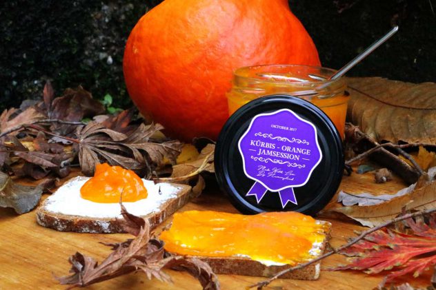 Kürbis-Orangen Marmelade - Nummyland